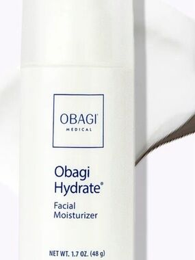 Obagi Hydrate Facial Moisturizer — White with Blue Text